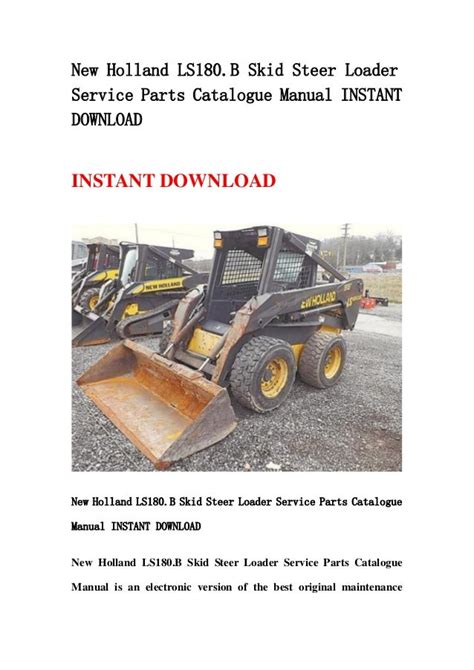 new holland skid steer parts ls180|ls180 new holland manual.